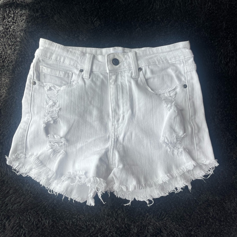 WINDSOR White Denim Shorts - Picture 1 of 6